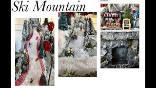 How to build Christmas Village Ski Mountain