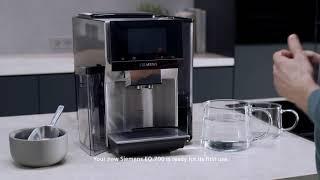 How to set up your new Siemens EQ.700 fully automatic espresso machine