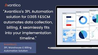 Implementing Avantiico’s 3PL Billing Automation for Microsoft Dynamics Finance & SCM