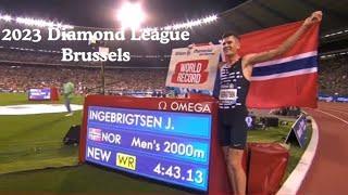 Ingebrigtsen Demolishes 2000m World Record