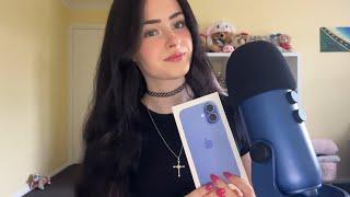 ASMR iphone 16 unboxing 