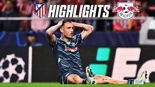 Last minute defeat in Madrid | Highlights Atlético Madrid - RB Leipzig 2-1 | Champions League