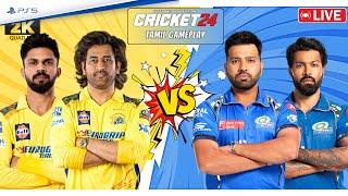 CSK vs MI | IPL 2024 | Cricket 24 | Tamil Co-Op | maXKeyYT Live