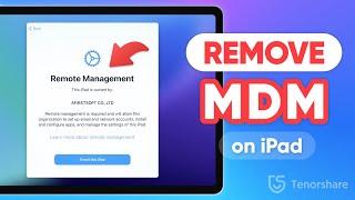 ️Remove MDM on iPad Fast! | 3 Ways to Remove Remote Management iPad After Restore 2025