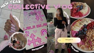 collective vlog : nails, school days, grwm, temu mini haul, etc.