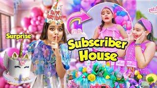 Going to my Subscriber’s House on her BIRTHDAY!! *she had no idea* 