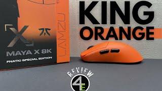 Lamzu Fnatic Maya X Gaming Mouse Review | Größer, besser und orangener?