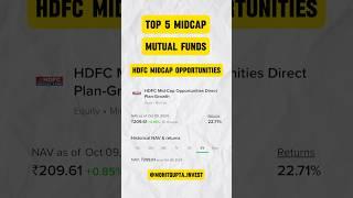 TOP 5 Mid-cap Mutual Funds