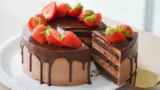 Chocolate Strawberry Cake