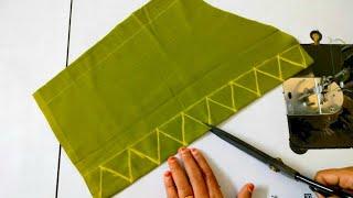 Beautiful sleeves designs cutting and stitching designer sleeves| simple sleeves designs cutting