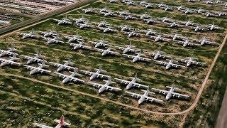 Aerial View Of The Aircraft Boneyard At Davis-Monthan AFB