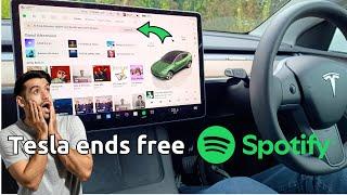 Tesla ends free Spotify (is Tesla Premium Connectivity now worth it?)