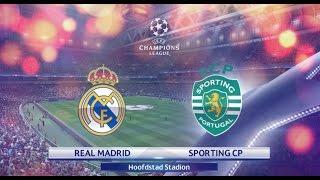 PES2017 REAL MADRID - SPORTING CP UEFA CHAMPIONS LEAGUE 2016/2017