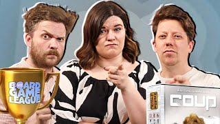 Let's Play COUP | Board Game League | Season 2