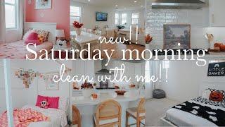  NEW SATURDAY CLEAN WITH ME!! || CLEANING MOTIVATION || CLEANING AFTER A BUSY WEEK