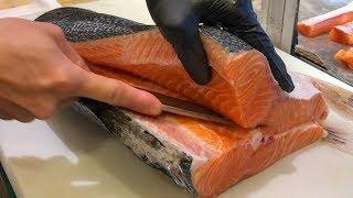 Somon Kesme Becerileri - Sashimi İçin Somon Nasıl Kesilir