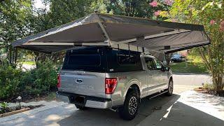 Installing an OVS Nomadic 270 Awning (Batwing awning for truck camper)