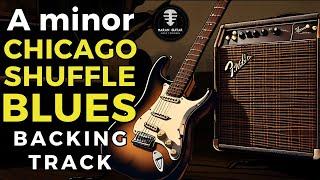 A minor Chicago Shuffle Blues backing track