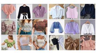 Best tops designs !! latest fansy short tops designs !!