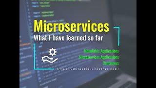 What are Microservices in ASP.NET Core (My understanding and what I have learned so far)