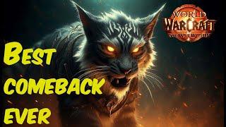 THE BEST COMEBACK EVER LOL! - Feral druid pvp the war within 11.1