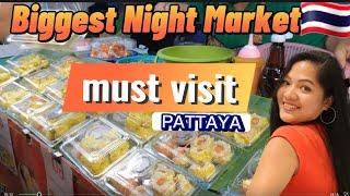 Biggest Night market in Pattaya | Night Market in Thailand 2023 | DnS TravelForce Vlog