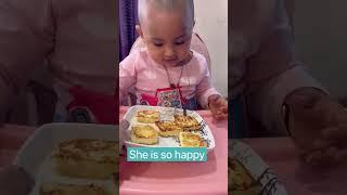 French Toast || French toast for BABY || 1-2 year baby food #shorts #youtubeshorts #babyfood