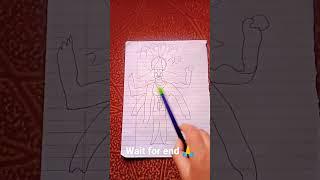 Lord Vishnu drawing | wait for end | #shorts #god 