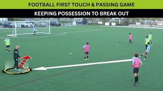 Keeping Possession To Break Out Football Practice