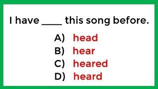 Mixed Grammar Quiz: If you score over 80% on this quiz, your English is FANTASTIC!