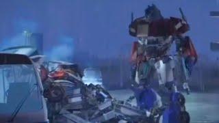 Optimus Prime taking Transit to the Hudson River | Deleted Scene | Short Clip