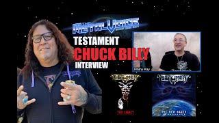 Testament Chuck Billy Interview- New Album Update- THE LEGACY & THE NEW ORDER Remasters & Memories