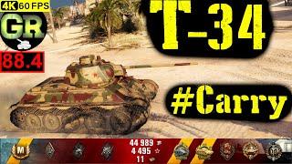 88_World of Tanks T-34 WoT Replay - 8 Kills 3.3K DMG(Patch 1.5.0)