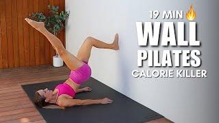 19 Min WALL PILATES for Weight Loss | Full Body Low Impact Workout