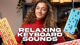 ASMR - RELAXING KEYBOARD SOUNDS!