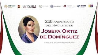 Ceremonia Conmemorativa al 256 Aniversario del Natalicio de Doña Josefa Ortiz de Domínguez