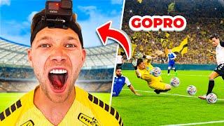 I Wore A Gopro In a Professional Football Match!