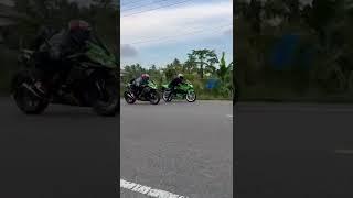dua zx25r nangis ditingal ninja 150 rr