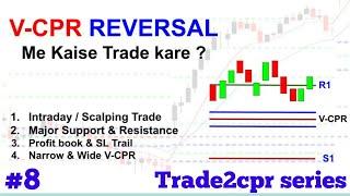 Virgin CPR Intraday Strategy | V-CPR Reversal Trade |@Trade2cpr Power of CPR Indicator #banknifty