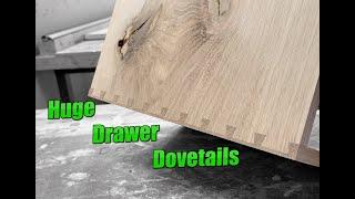 Wide board Dovetails On the Leigh Jig