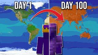 Surviving 100 Days on Minecraft Earth