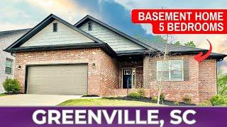 Greenville, SC New Construction Basement Homes for Sale - 1709 by Adams Homes in Hidden Lake Estates