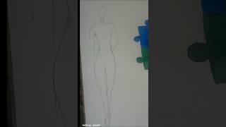 How to draw the dress|#shorts| #yt shorts| #A.S fashion and art