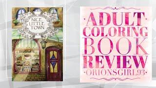 Nice Little Town Coloring Book Review by Tanya Bogema Stolova