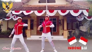 Senam Kreasi / HARI MERDEKA versi Koplo / Choreo mudah untuk senam massal