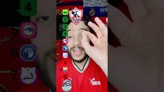 تحدي رتب افضل 10 انديه في الدوري المصري هذا الموسم اختيارات ناريه للاهلي والزمالك #الاهلي