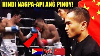 Inakalang maBUBULLY nya ang Pinoy! Matapang na Pinoy SINANIBAN ni Pacquiao