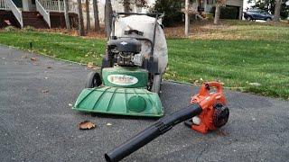 Quick Leaf Clean Up with the Billy Goat Vac