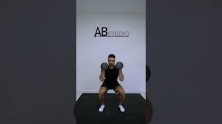 Get up Lunge + Squat Jump con manubri