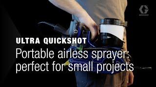 Battery paint sprayer Ultra QuickShot: a quick introduction